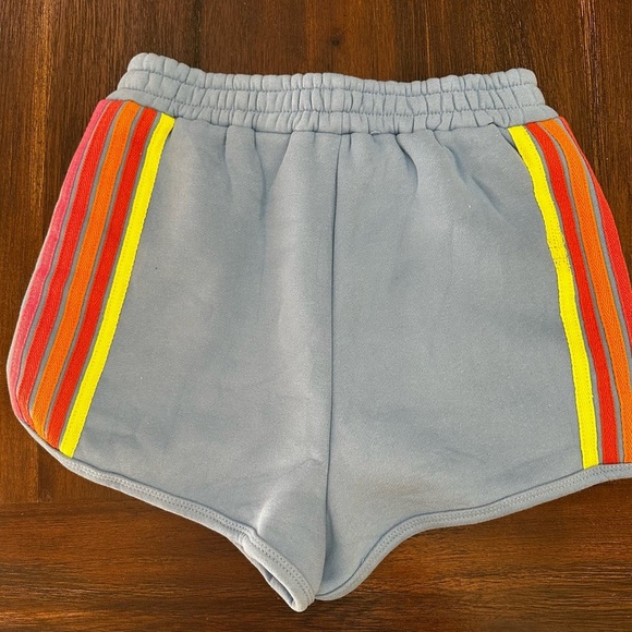 Shorts with Colorful Stripes on Back - Picture 2 of 7